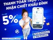 Thanh toán trực tuyến nhận chiết khấu cực hời cùng MobiFone 