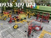 Xe đạp đôi 3 bánh mầm non, xe đạp xích lô trẻ em 3 bánh 