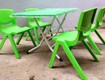Sản xuất bàn ghế mầm non, bàn mẫu giáo có thể gập được có đủ...