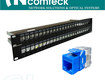Phân phối thanh đấu nối patch panel 48 cổng Cat5/Cat6 mã 48S2U hãng Ancomteck 