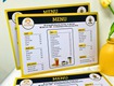 Làm menu nhựa, menu bìa,