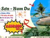 Hòn sơn nam du 3n3d lễ 30.4 