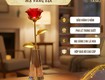 Hoa hồng pha lê mạ vàng 24k   quà tặng tinh tế trang trí...