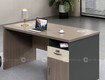 Bàn giám đốc gỗ công nghiệp thiết kế kèm tủ tài liệu nhỏ gọn 