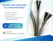 Cáp điều khiển chống nhiễu 8x1.5mm  Altek Kabel   Giải pháp truyền tín hiệu ổn định...