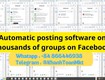 đăng bài facebook tự động 