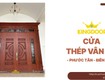 Cửa thép vân gỗ tại phước tân, biên hòa   giá tốt, lắp nhanh...