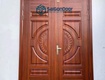 Cửa thép vân gỗ bền đẹp 