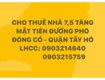 Cho thuê nhà 7,5 tầng mặt đường phố đồng cổ   quận tây hồ   hà...