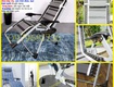 Ghế gấp thư giãn khung thép sơn tĩnh điện Gb25 tặng kèm khay để đồ, freeship nội thành...