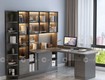 Bàn Giám Đốc Kết Hợp Kệ Sách Gỗ MDF Tối Ưu Công Năng 
