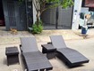 Ghế hồ bơi mây nhựa 
