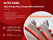 Cáp chống cháy chống nhiễu 2x2.5mm2 chất lượng cao cho công trình 