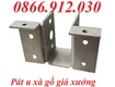 Pát U xà gồ có vai, giải pháp liên kết khung sắt chắc chắn 