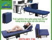 Giường gấp có đệm 3 khúc shindai  tặng kèm 2 ga giường, 1 chăn nỉ, gối, túi...