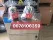 Máy buộc đầu túi có xếp hình cánh quạt, máy buộc túi bánh mỳ ngọt  bánh sanwich...