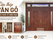 Cửa thép vân gỗ cho nhà ở hiện đại giải pháp đẹp, bền...