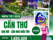 Khám phá cần thơ   trải nghiệm chợ nổi miền tây đậm chất sông...