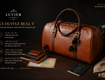 Túi Duffel Bull V Luvier   Túi Da Bò Cao Cấp Cho Phong Cách Lịch Lãm 