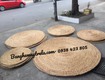 Thảm lục bình tròn trải sàn trang trí 
