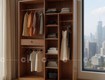 Tủ Quần Áo Gỗ Công Nghiệp TAM089 Hiện Đại Cho Phòng Ngủ 