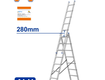 Thang Xếp Kéo Dài 2x14 Bậc Wadfow WLD8H28 