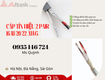Cáp tín hiệu 16awg, 18awg, 20awg, 22awg 2 pair Altek Kabel 