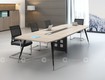Mẫu Bàn Họp 8 Người Gỗ MDF Kết Hợp Chân Sắt Hiện Đại 