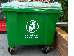 Xe gom rác 660 lít dung tích lớn phục vụ vận chuyển và gom rác...