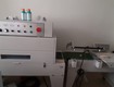 Máy cắt dán và rút màng co pof cho hộp, máy đóng gói màng co...