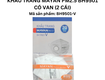 Khẩu trang MAYAN PM2.5 BH9501 có van  2 cái    Lọc bụi mịn, dễ thở...