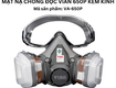 Mặt nạ chống độc VIAN 650P kèm kính   Bảo vệ toàn diện 