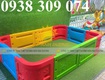Nhà banh nhựa lắp ráp trẻ em, quây bóng nhựa mầm non 