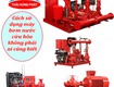 Hướng dẫn sử dụng máy bơm nước cứu hỏa đúng cách cho người mới 