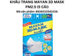 Khẩu trang Mayan 3D Mask PM2.5  5 cái    Bảo vệ hô hấp hiệu quả...
