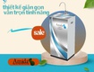 Máy lọc nước ro cao cấp amida 1 vòi koáng 