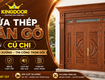 Cửa thép vân gỗ tại củ chi giá tận xưởng, thi công trọn...