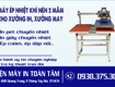 Máy ép nhiệt cho xưởng in áo, xưởng may áo thun, shop thời trang giá...