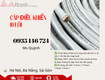 Cáp điều khiển 10 lõi Altek Kabel 10x0.5, 10x0.75. 10x1.0 