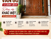 Cửa Thép Vân Gỗ 4 Cánh Lệch   Đẳng cấp khác biệt từ Saigondoor 