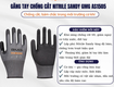 Găng Tay Chống Cắt Nitrile Sandy GMG AS1505   Chống cắt, bám chắc trong môi trường cơ...