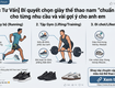 Góc Tư Vấn  Bí quyết chọn giày thể thao nam  chuẩn bài  cho từng nhu...