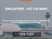 Cước vận chuyển hàng không từ singapore về hồ chí minh