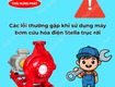 Các lỗi phổ biến khi vận hành máy bơm điện trục rời stella 