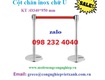 Cột chắn inox dây kéo và cột chắn dây nhung nên chọn loại...