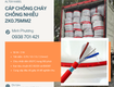 Cáp chống cháy chống nhiễu 2x0.75mm    Lựa chọn an toàn cho hệ thống PCCC Huế...
