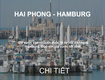 Cước tàu biển hàng từ hải phòng đến hamburg, đức 