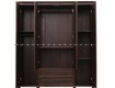 Tủ quần áo gỗ sồi sơn tự nhiên thiết kế tối giản 