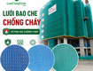Lưới bao che HDPE chống cháy 