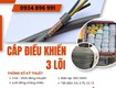 Cáp Điều Khiển 3x1.0 Chống Nhiễu Chính Hãng Tại Đà Nẵng, Bình Định, Gia Lai 
